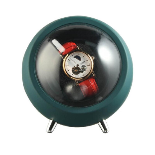 Self-Winding Watch Box with Quiet Motor and Dust Protection