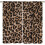 Leopard Print Curtains Brown Animal Texture 52x63 Inch 2 1