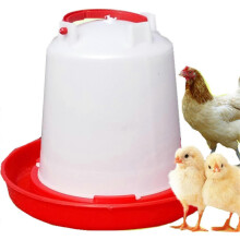 (As show, One size) Comedero-bebedero para gallinas y pollitos, comedero de plástico, bebedero para pollitos con comedero