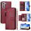 Purple Leather Wallet Case for Samsung Galaxy S21 5G 6.2 1