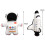 Child Plush Toy Pace Shuttle 15.75 Inches PP Cotton 3