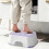 Children Step Stool Plastic Skidproof Bath Stool Purple 1