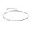 925 Sterling Silver Paperclip Anklet Women Adjustable 1
