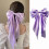 Oversized Bow Hair Clip Polyester Spring Clip 1 Piece 6