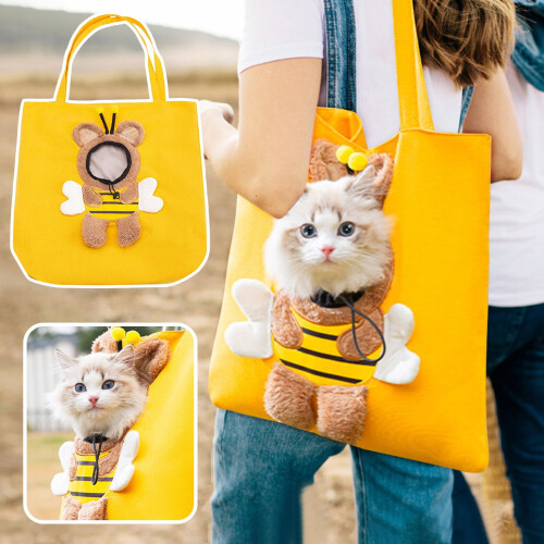 Pet Backpack Carrier Zoon-Shaped Comfortable for Cats and