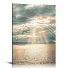 Ocean Canvas Wall Art Coastal Seascape 12x16 in