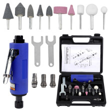 Air Die Grinder Kit with 1/4" and 1/8" Collets, 22000 RPM,