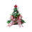 Christmas Tree Topper Star Decoration with Santa Hat 2