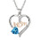 925 Sterling Silver Mom Necklace with Birthstone 1