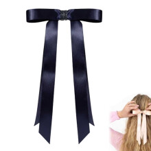 Magnetic Hair Bow Clip Mini Butterfly 1pc Black