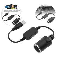 3X USB 5V to 12V Converter,Power Supply for Tachograph ,Lighter USB to Lighter Converter