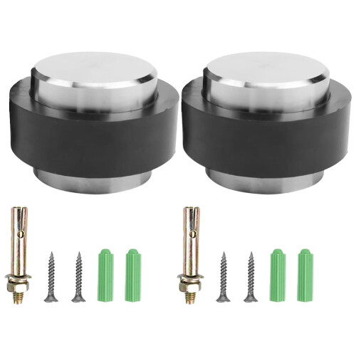 Heavy Duty Stainless Steel Door Stopper 2 Pack