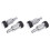 4x Car Aluminum Alloy Internal  Armrest Box Adjustment Knobs Replacement for   Sport 2014-2017 1