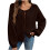 French Premium Wool Knit Cardigan Long Sleeve Open Front 2