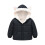 Kids Hooded Puffer Jacket Black Size 130 3