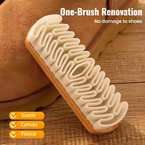 Rubber Shoe Brush Cleaner with Durable Bristles 1