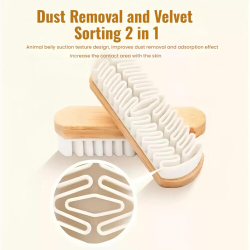 Rubber Shoe Brush Cleaner with Durable Bristles 2