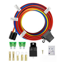 Kit Relé Bomba Combustible Eléctrica Kit Interruptor Bypass Relé 12V Kit Arnes Cableado Relé Bomba Combustible Kit Relé Impermeable 60 Amperios