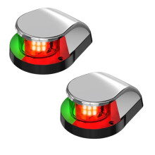 2 Pcs Boat Light, Lights for Boat, Navigation Lights, Red Green LED 12V , Ideal for Yachts, Fishing Boats, Pontoons
