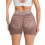 Women's Faux Denim Stretch Booty Shorts Plus Size 4