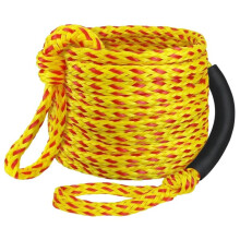 Boat Tow Rope 60ft 3K 18.3 Marine Towing Rope 60ft 3K 18.3 Meters Traction Rope for Wakeboard Paddle Board Kayak B