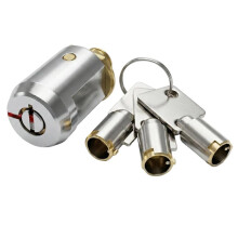 Cerradura Cilindro para Puerta Enrollable 3/4 Pulgadas (19mm) Uso Pesado con 3 Llaves Aleación para Unidad Almacenamiento. Cerradura Cilindro para
