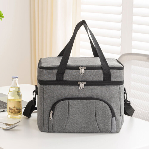 Outdoor Double-Layer Storage Bag for Camping and Picnics 2