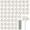 64Pcs Hydrangea Artificial Flowers Bulk, Silk White Hydrangeas, for Wedding Centerpieces, Home, Garden, Party Decoration 1