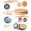 Visible Mending Kit, KnitPatch Darning Kit for Beginners Larger Solid Wood Base Metal Spring Retainer Hooks Needles 1