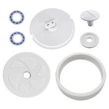 Replacement Kit Pool Cleaner Assembly Complete Wheel Replacement Kit Bearings C60 Large Axle with Sand Guard C66