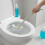 Toilet Brush Double-sided Long Handle Rustproof Bathroom 1