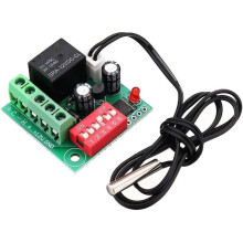 W1701 12V Temperature Controller Digital Temperature Controller, Adjustable Cooling Temperature Control Module