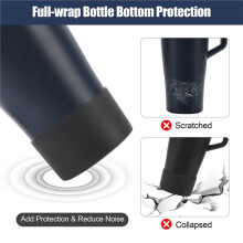 Bota para Brumate Era Manga Protetora de Silicone para Garrafa de 7,5 cm de Diâmetro
