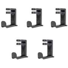 5Pcs PC Gaming Headphone Stand with Adjustable 360 Rotating Arm Clamp for Desk Mounting