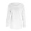 Women's Fluffy Fuzzy Sweater Solid Color Long Sleeve Round 3