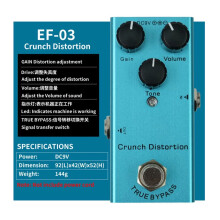 9V Electric Guitar Effect Pedal Vintage Overdrive 10 Effects