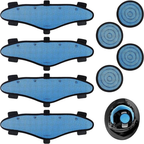 4 Pack Hård Hatt Topp Pad, Hård Hatt Foder Tvättbart Hård Hatt Kylfoder Tillbehör, Upphängning Svettband Ersättning