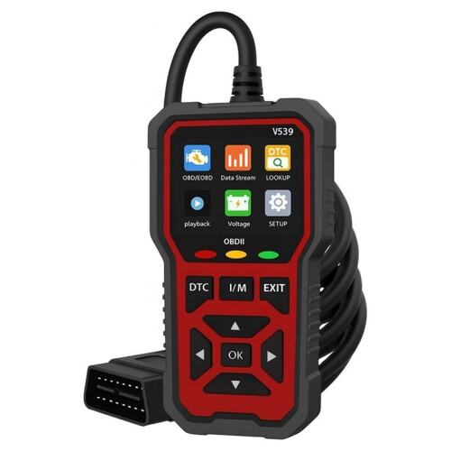 V539 Obd2 Scanner Usb-Powered Automotive Diagnostic Tool with Real- Data Stream, Full-Featured Obd Ii Testing