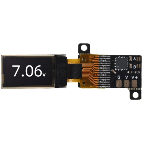 0-30V  Ultra-Thin Digital Voltmeter 0.5-Inch OLED Display 2/3 Wire Voltage Meter 5Hz/10Hz Adjustable 1