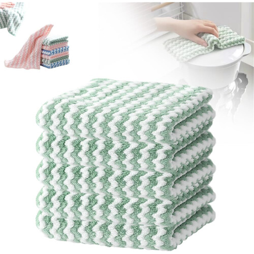 Microfiber Cleaning Cloth Thickened Reusable Washable