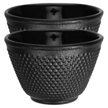 Cast Iron Tea Mug Retro Style 2 pcs 120ml