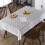 White Lace Tablecloth Vintage Style 55x55 in 1