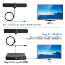 10X 300 Mile Range Antenna TV Digital HD Skywire 4K Antena Digital Indoor HDTV 1080P