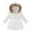 Girls Hooded Puffer Coat White Size 140 3