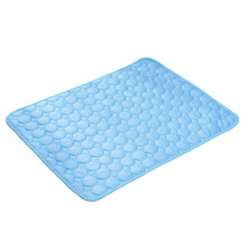 Tapis de Refroidissement Grand Tapis en Soie Glacée Sans Gel pour Animaux de Compagnie - Prévention des Coups de Chaleur pour Canapés, Caisses et
