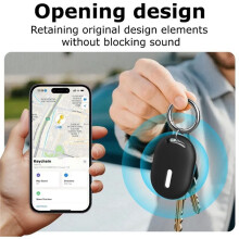 Compatible with  Tag Tracker Silicone Protective Case Waterproof Portable Anti-Lost Protective Sleeve with Ring Access D