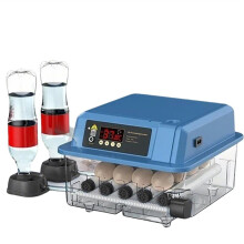 9-Egg Automatic Incubator with Auto Turning,Temp Control,Water Adding, Alarm,Dual Duct Warm Air Circulation EU Plug