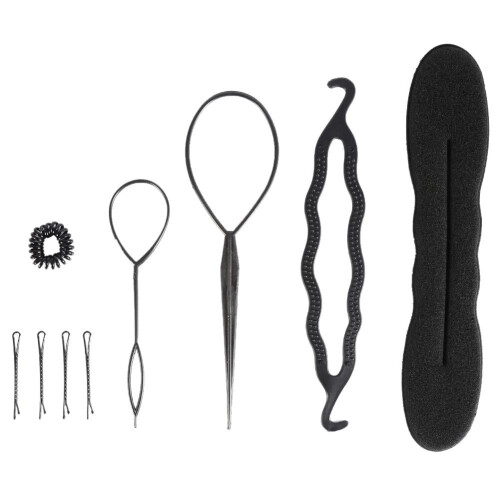 Hair Bun Maker Styling Disk 4 or 9 pcs 3 types