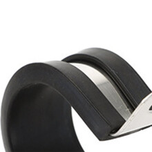Conjunto de 52 Peças de Braçadeira de Cabo Tipo R, Braçadeiras de Cabo com Almofadas de Amortecimento, para Fixar Cabos em Condutos.