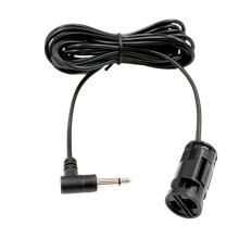 Microfono per Navigazione Auto con Cancellazione del Rumore 3.5mm Microfono Esterno A Condensatore per Auto 3.5mm Spina A Gomito A 90 Gradi 3 Metri